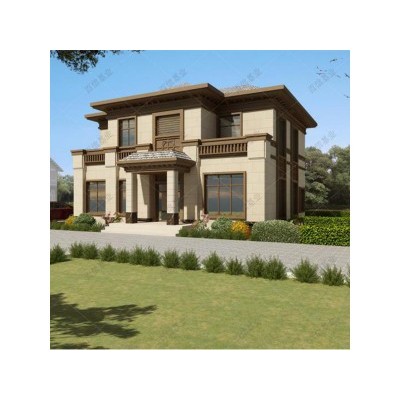 河南轻钢别墅_百信基业_农村自建别墅_房屋设计