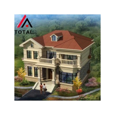 农村自建别墅_百信基业_框架轻钢别墅_厂家直销