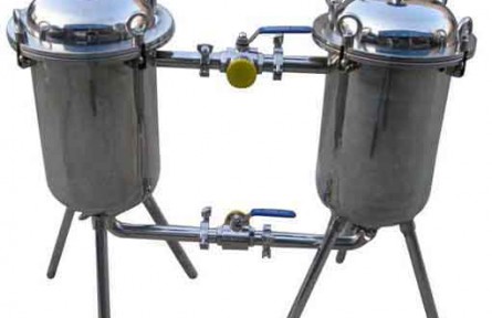 不锈钢双联切换过滤器,双联袋式过滤器厂家价格