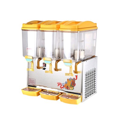 浩博双缸喷淋式冷热果汁机