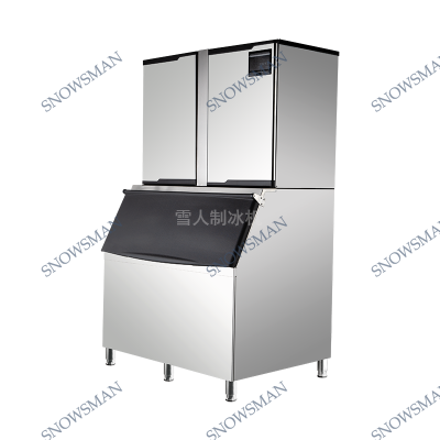 雪人制冰机 分体式SD系列双机头(700~900kg)