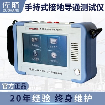 佐航DDW8113S手持式接地引下线导通测试仪10A带锂电池
