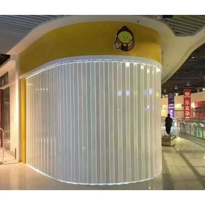 门店水晶折叠门河北厂家安装