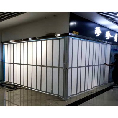 汽车展厅水晶卷帘门安装，汽车装饰水晶卷帘门任丘厂家