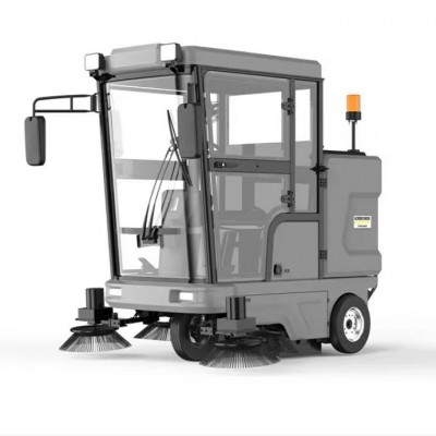 机场车站户扫地机 卡赫KM210全封闭式驾驶式扫路车